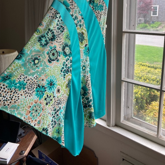 LOVE TEASE Halter Top v-neck Asymmetrical Backless Dress  SZ S - Picture 3 of 15